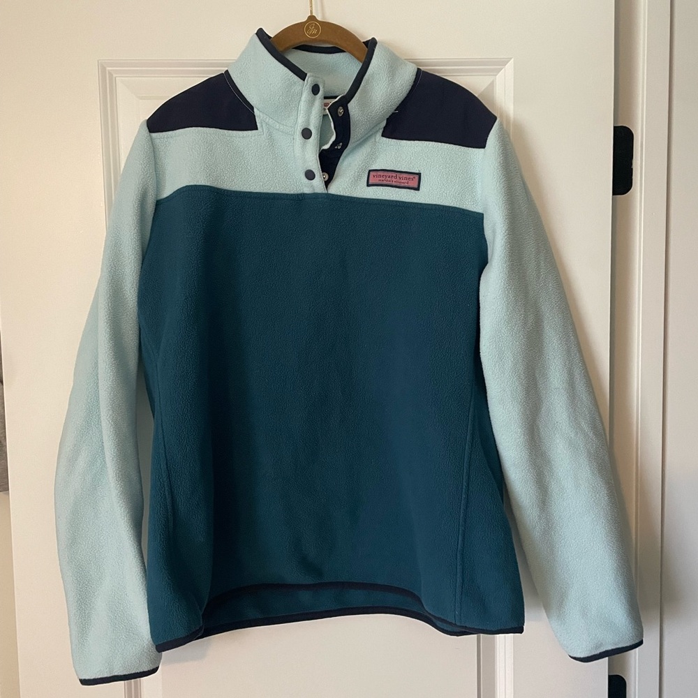 ‘Vineyard Vines’ Fleece Quarter Button